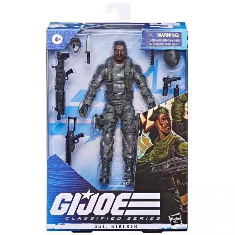 Hasbro GIJoe Classified Series GIJoe SGT.Stalker GIJoe Action Figures ของเล่น 6 นิ้ว 100% ยี่ห้อใหม่