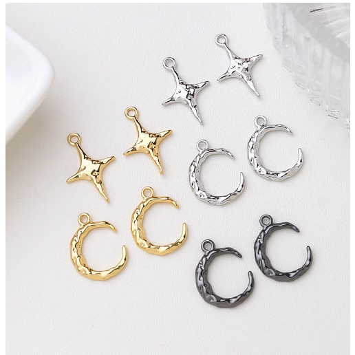 จี้ Platinum 18k Moon Star DIY