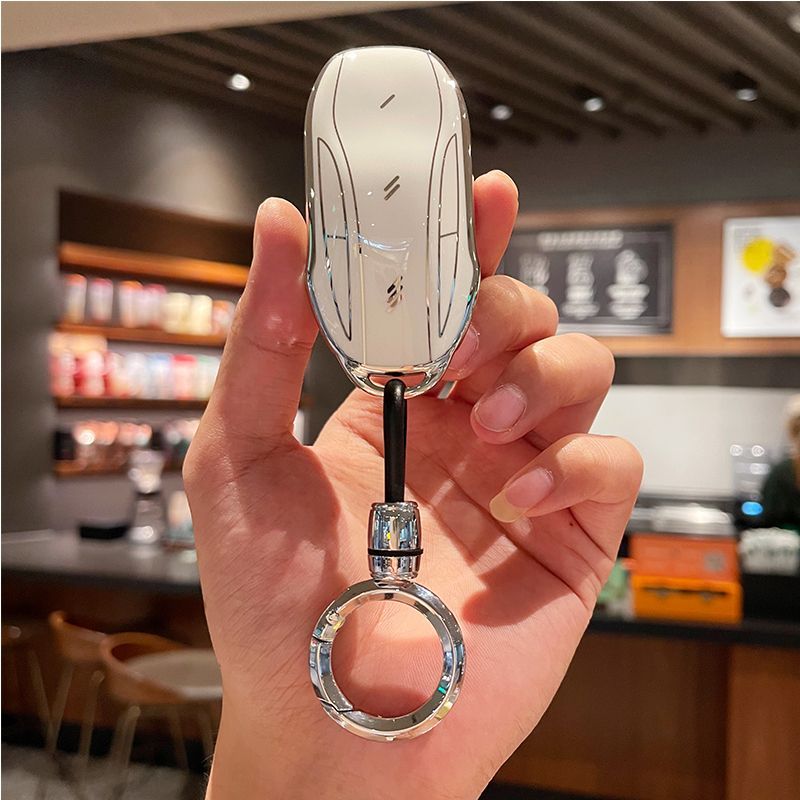 ปลอกกุญแจสมาร์ทคีย์ MG IM6 / LS6 รุ่นใหม่ สำหรับรถยนต์ไฟฟ้า พวงกุญแจรถ เคสกุญแจ MG IM6 IM5 EV