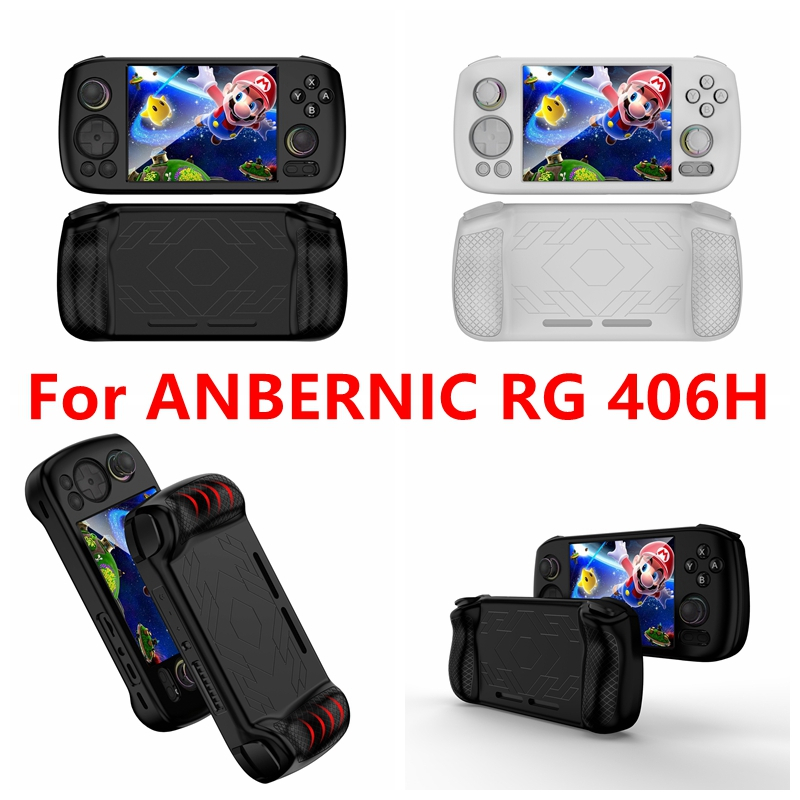 เคสนุ่มสําหรับ ANBERNIC RG 406H เกมคอนโซลมือถือความโปร่งใสสูง TPU กันกระแทก