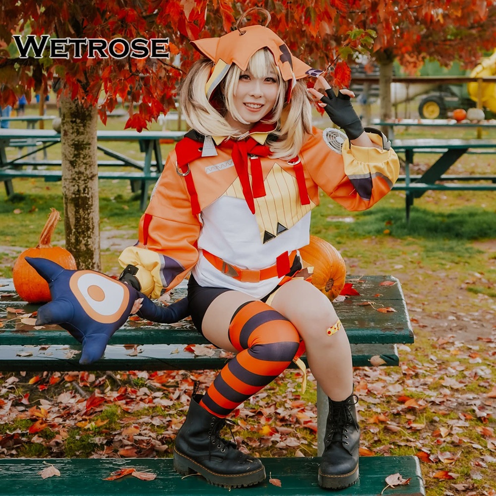 [Wetrose] Hololive En Justice Vtuber Gigi Murin เครื่องแต่งกายคอสเพลย์ Cos ชุด