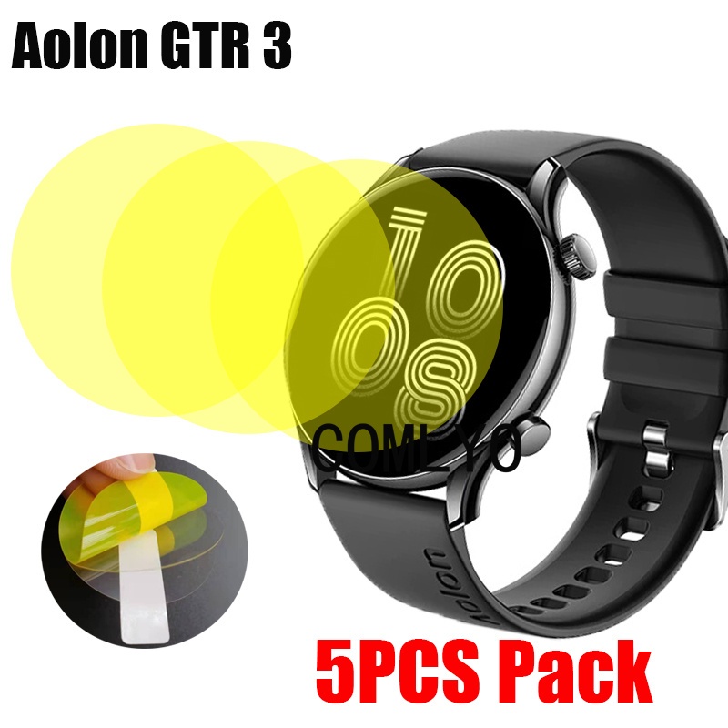 สําหรับ Aolon GTR 3 ป้องกันหน้าจอสมาร์ทวอท์ชฝาครอบบางพิเศษ HD ฟิล์ม TPU