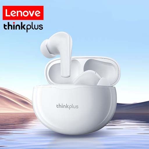 Lenove Thinkplus TWS หูฟังไร้สายบลูทูธ 5.3 หูฟังตัดเสียงรบกวน Fone ชุดหูฟังพร้อมไมโครโฟนหูฟังแฮนด์ฟรี