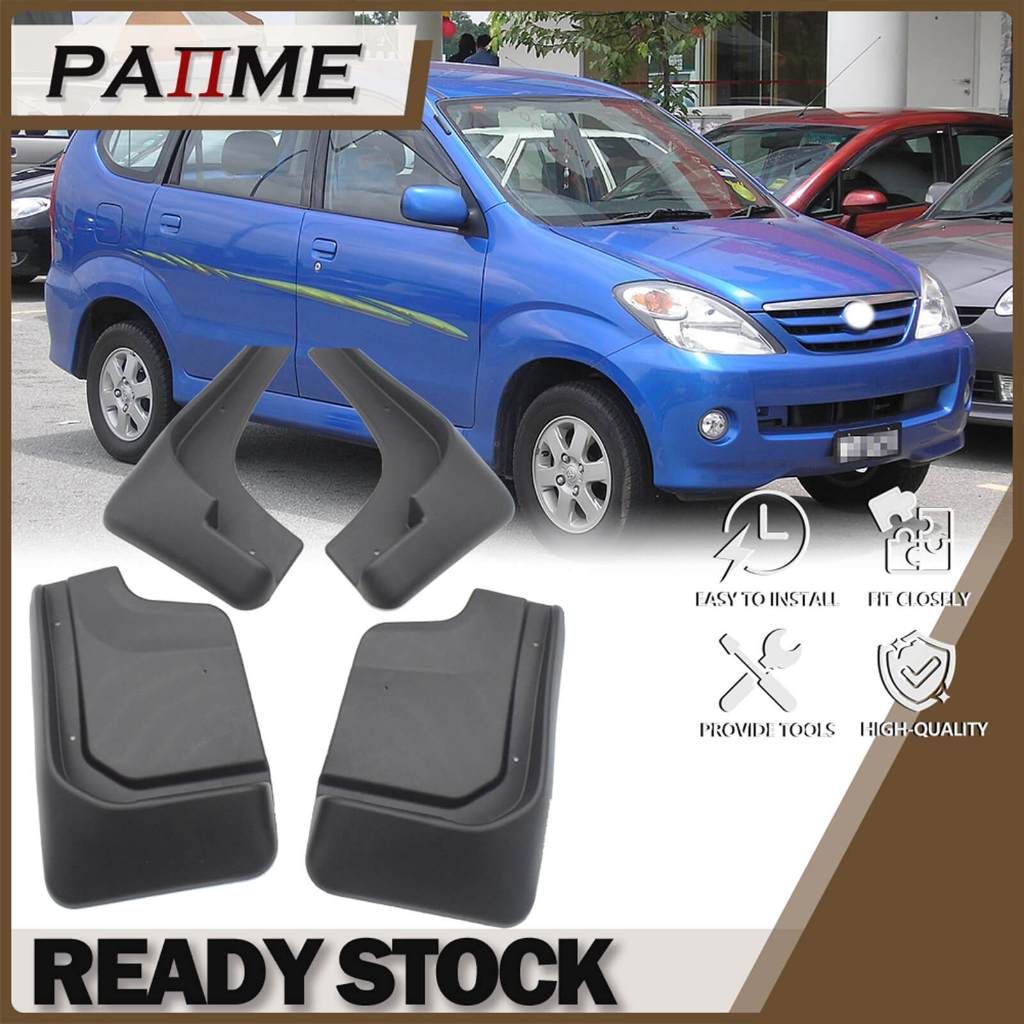 สําหรับ Toyota Avanza 2008 2009 2010 2011 Mud Flaps Mudguards Fender