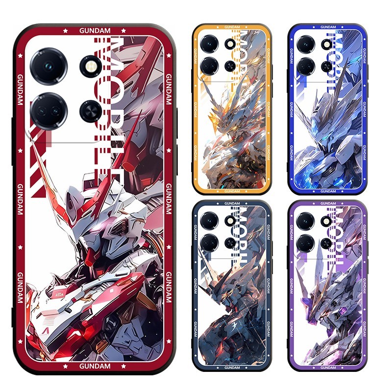 Infinix Note 50X 50 Racing Edition Note 40X 5G Note 40 Pro + 5G Note 40 30 4G 5G Gundam Casing Soft 