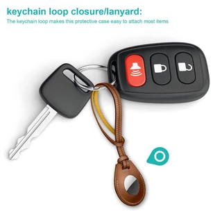 ที่วาง Airtag หนังแท้เบอร์กันดี, เคสแท็กอากาศ Gps Tracker, อุปกรณ์เสริมพวงกุญแจ Airtag, เคส Gps พร้อมพวงกุญแจ, กระเป๋าสตางค์, กระเป๋าเดินทาง, แมว, สุนัข, สัตว์เลี้ยง
