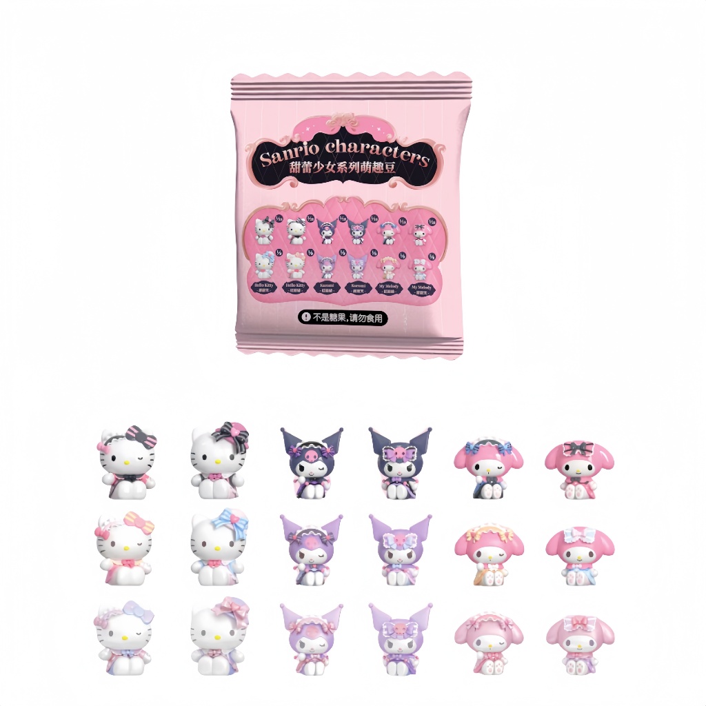 SANRIO ตัวละครซานริโอ Lolita Series Collection กระเป๋าตาบอดตุ๊กตาของเล่นของขวัญวันเกิด