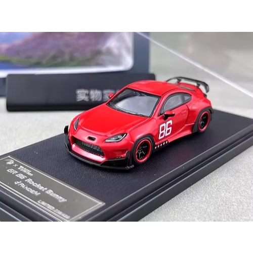 Mini Station x Fuji 1 64 Pandem GR86 รุ่นที่ 2 ZN8 2022 Rocket Bunny MF GHOST #86 ตับ (โมเดลรถดีเซล)