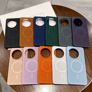 เคสแม่เหล็กตาข่ายกระจายความร้อนสําหรับ Vivo iqoo neo 10/13/12/10/Z9/X100/X200/X100pro/X200pro mini เคสโทรศัพท์ระบายความร้อนแม่เหล็ก - Slim & Stylish