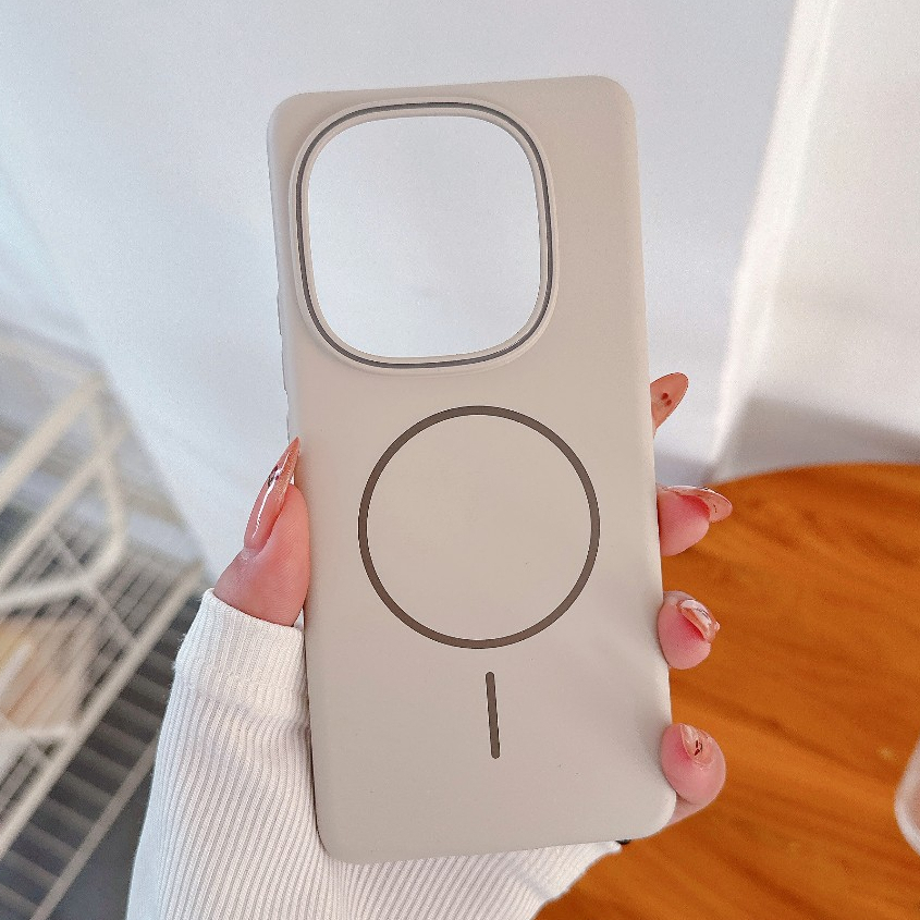 ปลอกสําหรับ vivo iQOO 12 iQOO12 iQ0012 V2307A เคสโทรศัพท์หรูหราแม่เหล็กไร้สายชาร์จ Frosted สีลูกกวาด