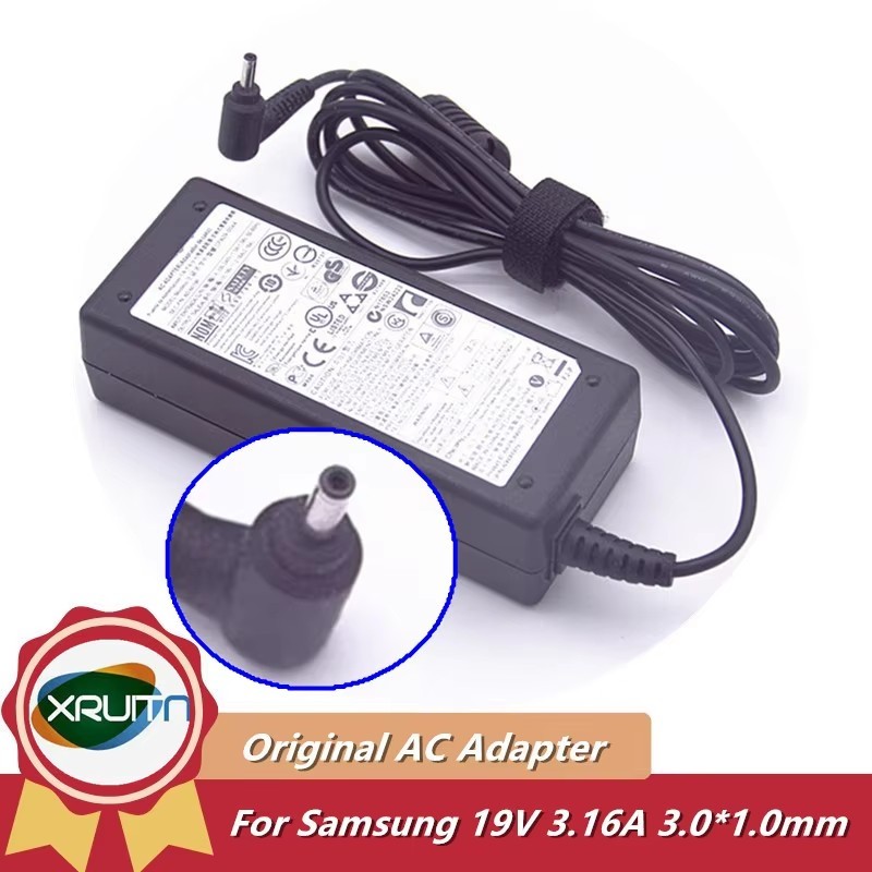 ของแท้ CPA09-004A 19V 3.16A 60W AD-6019E อะแดปเตอร์ AC สําหรับ Samsung 750XBE 940X5N NP550XTA แล็ปท็