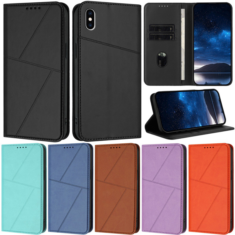 DeluxeปลอกสําหรับiPhone 13 Pro Max 12 Mini 11 Pro Max 13 Mini XR Xs Max 13 Pro 12 Pro 11 Pro Bookกระเป๋าสตางค์ช่องเสียบการ์ดหนังพลิกผิวป้องกันกรณี
