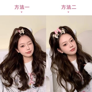 ผมปุยคงที่เรียบคลิปดัดผมกิ๊บ