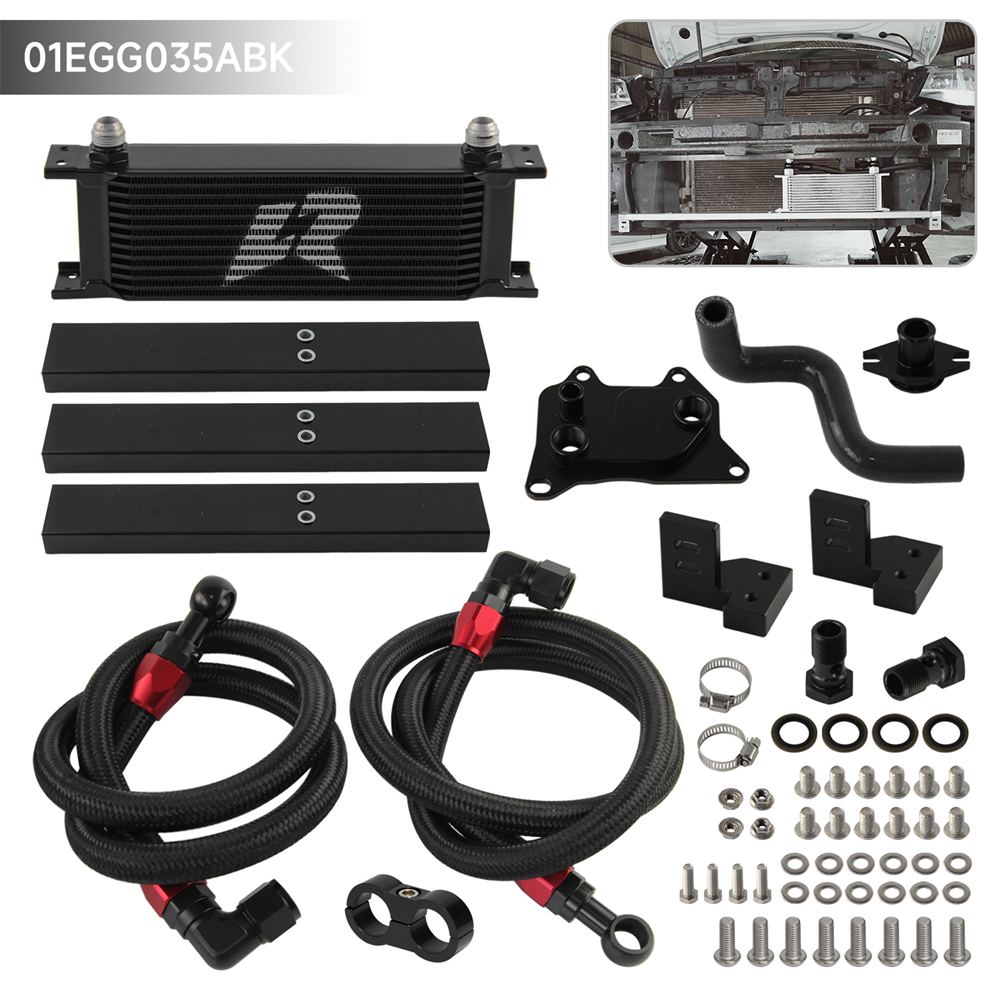 13 แถว AN10 เครื่องยนต์น้ํามัน Cooler Kit สําหรับ VW Golf MK7 GTI Audi A3 S3 8V Skoda EA888
