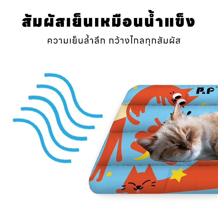 แผ่นทําความเย็นฤดูร้อนสําหรับสัตว์เลี้ยง P&P thumbnail 6
