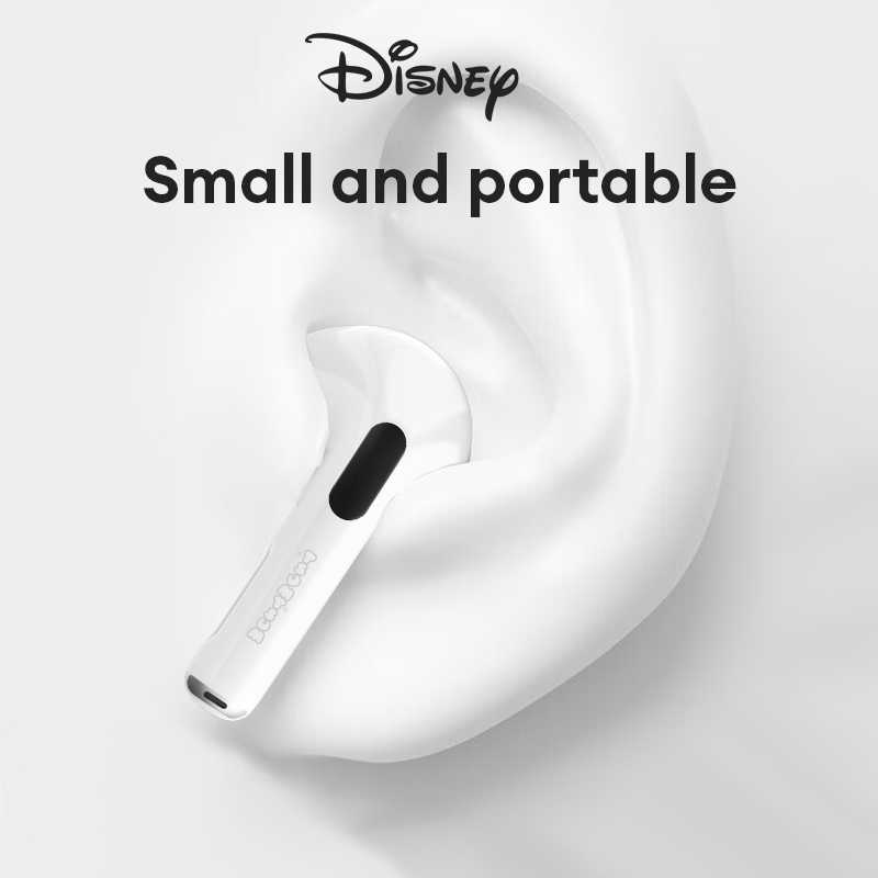 Disney JJ-F9 หูฟังไร้สายหูฟังบลูทูธ HD Call เสียงสเตอริโอไฮไฟพร้อมไมโครโฟนบลูทูธ 5.3