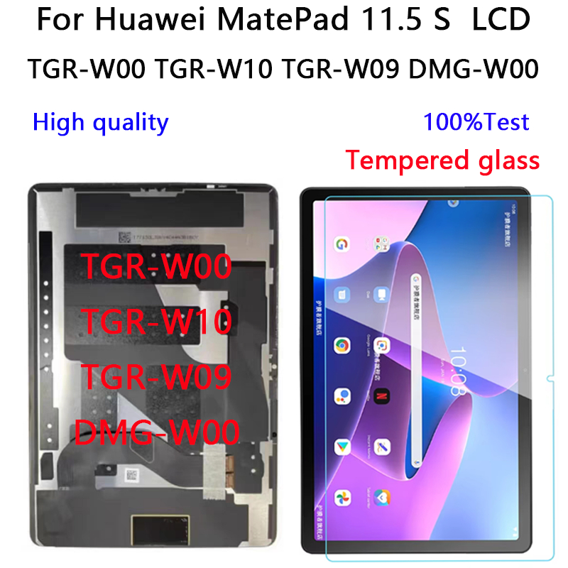 11.5" สําหรับ Huawei MatePad 11.5"S TGR-W00 TGR-W10 TGR-W09 DMG-W00 จอแสดงผล LCD Touch Screen Digiti