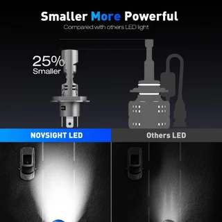 รับประกัน 1 ปี NovSight N99 24000LM 100W H4 H7 H11 9005 9006 Super Bright LED รถ 6500K เย็นแสงสีขาว High Power กันน้ํา Long Life ไฟหน้ารถชุดอัพเกรด