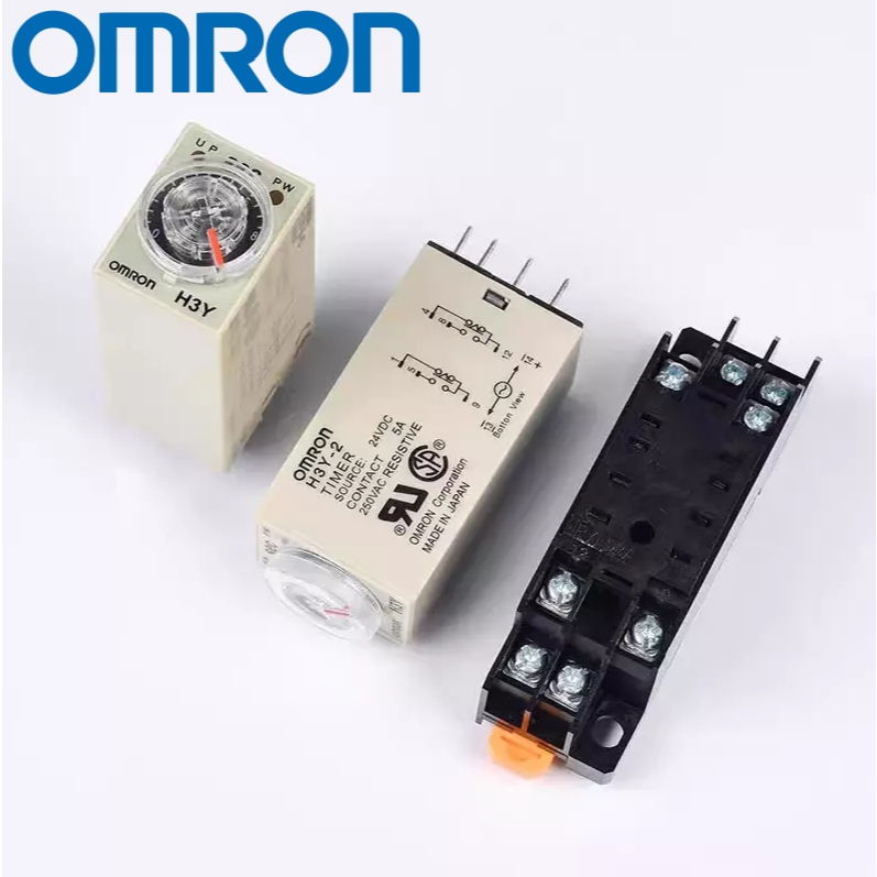 รีเลย์เวลา  H3Y-2 H3Y-4 AC110V AC220V DC12V DC24V 欧姆龙