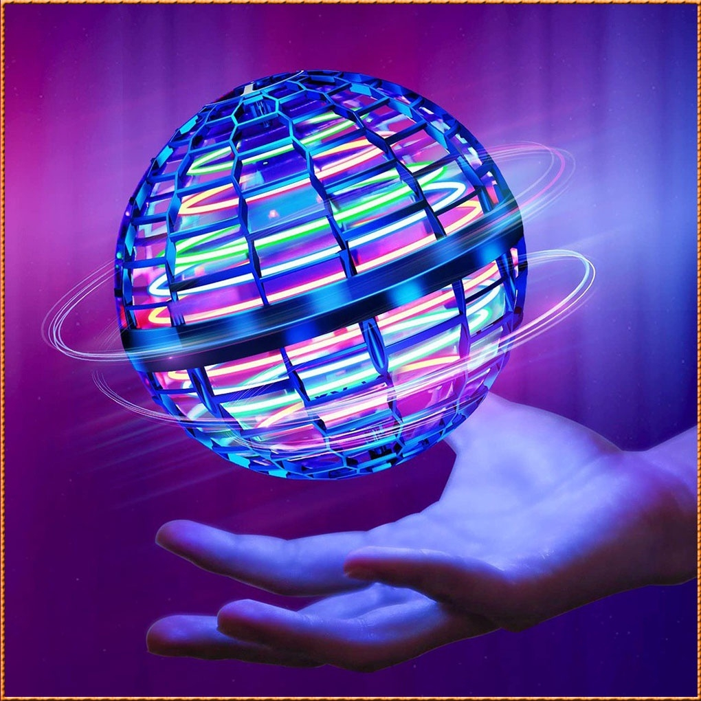 UFO อัจฉริยะ Induction Spinning Ball Magic Flying Ball Suspension Ball ปลายนิ้ว Luminous Magic Ball ของเล่นเด็ก