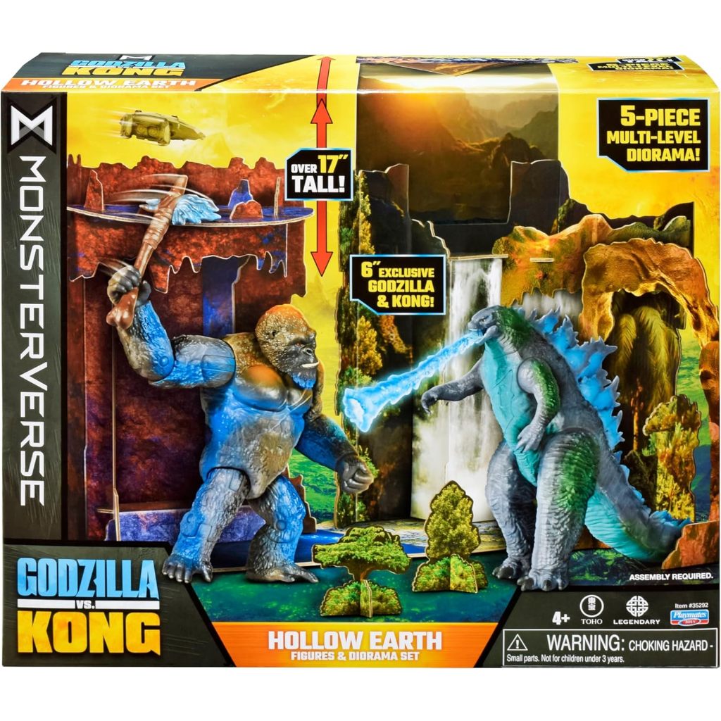 Godzilla Monsterverse Hollow Earth Bundle ฟิกเกอร์ 6"