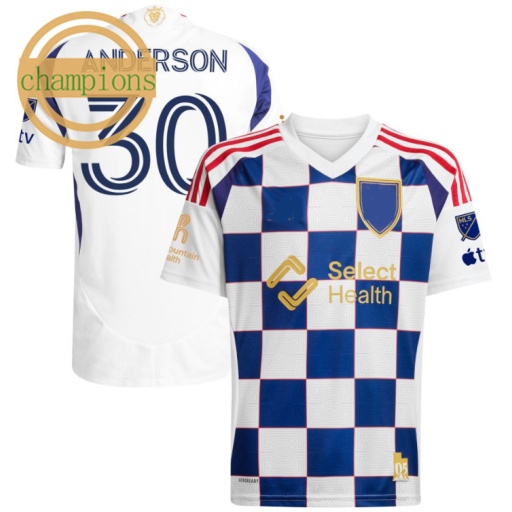 #MLS 25/26 ฤดูกาล ​พัดลมเจอร์ซีย์ Salt Lake Away ของแท้ Versio