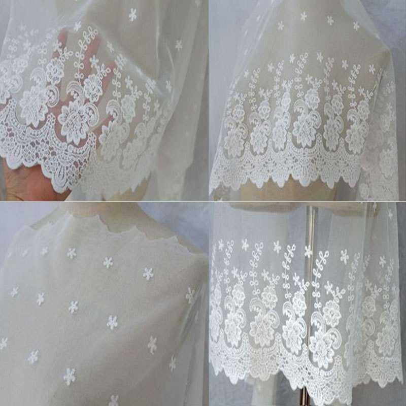 1 หลาดอกไม้ Star หลากสี กว้างลูกไม้ลูกไม้ Lolita อุปกรณ์เสริมผ้ากอซนุ่ม DIY บ้านปักตาข่าย - รูปที่ 7