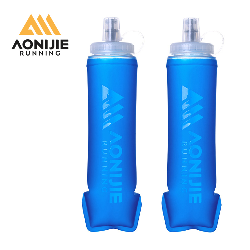 AONIJIE SD72 Running Soft Flask BPA Free ขวดน้ํากีฬาแบบพับได้สําหรับเดินป่า Jogging Marathon Working Trail