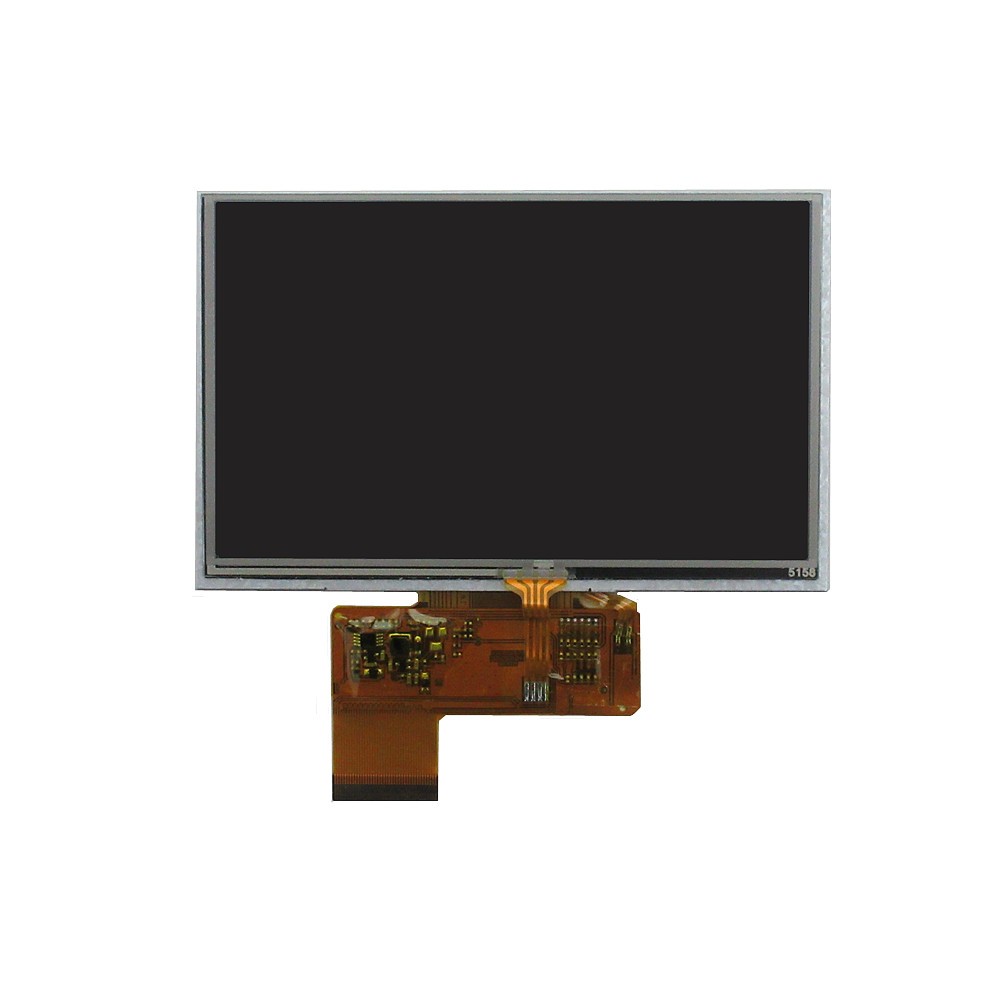 หน้าจอแสดงผลสากล 5 นิ้ว 800x480 40Pin แผง LCD สําหรับนําทางรถยนต์ หน้าจอสัมผัส อะไหล่ซ่อมและเปลี่ยน