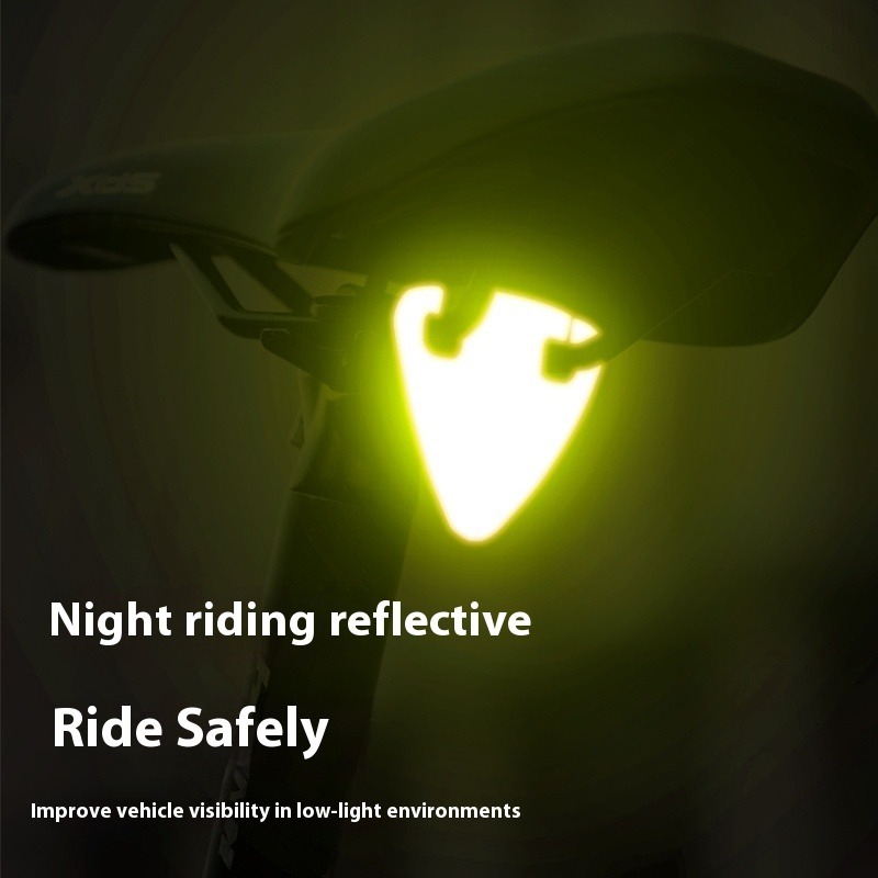 Bright Cycling Reflector แบบพกพาจักรยานถนน Reflector Ultralight MTB TPU สะท้อนแสงสามเหลี่ยมอุปกรณ์จักรยาน