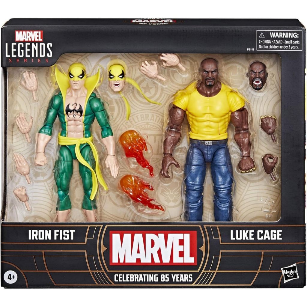 Marvel Legends Series Iron Fist and Luke Cage, Marvel 85th Anniversary Comics แอ็คชั่นฟิกเกอร์ขนาด 6