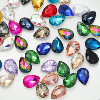 St.kunkka 10 ชิ้น หินคริสตัล พลอยเทียม รูปร่างหยดน้ำ สําหรับ…