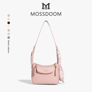 【Special off】MOSSDOOM Zenith Bag กระเป๋าสะพายไหล่น้ำหนักเบา ซิปรูด2ด้าน เเถมโบว์น่ารักๆ เหมาะสำหรับผู้หญิง