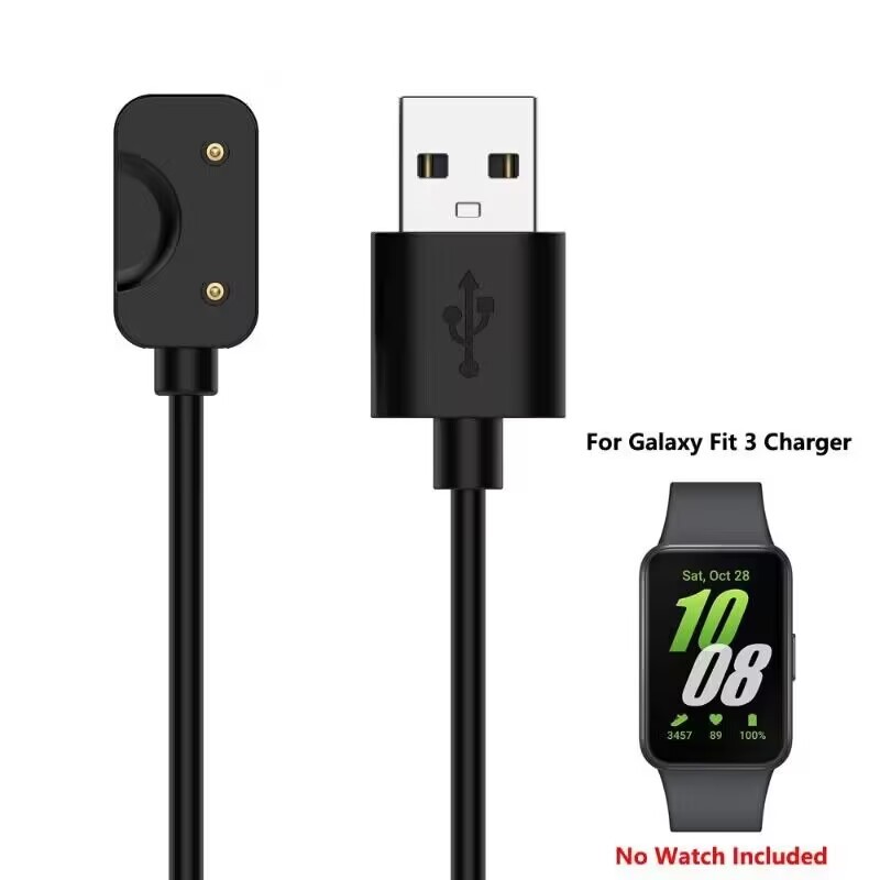 สายชาร์จสําหรับ SAMSUNG Smartwatch Galaxy fit3 Safety Fast USB แท่นชาร์จแม่เหล็ก Power Adapter