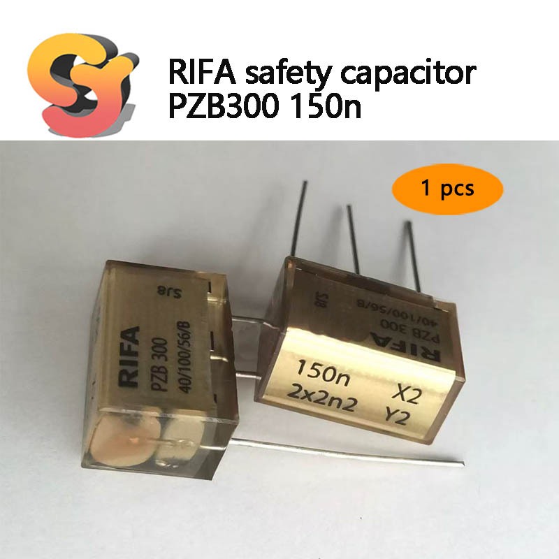 [อุปทานพร้อมสต็อก] 1 ชิ้น RIFA Safety Capacitor PZB300 150n X2 2x2n2/3n3/4n7Y2 Metalized Paper Film 