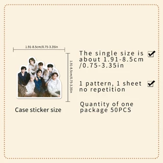 ตลก 50 ชิ้น Got7 Boys TeamStickers สําหรับเคสโทรศัพท์ Tumbler สติกเกอร์รถ Graffiti กันน้ํา Creative DIY