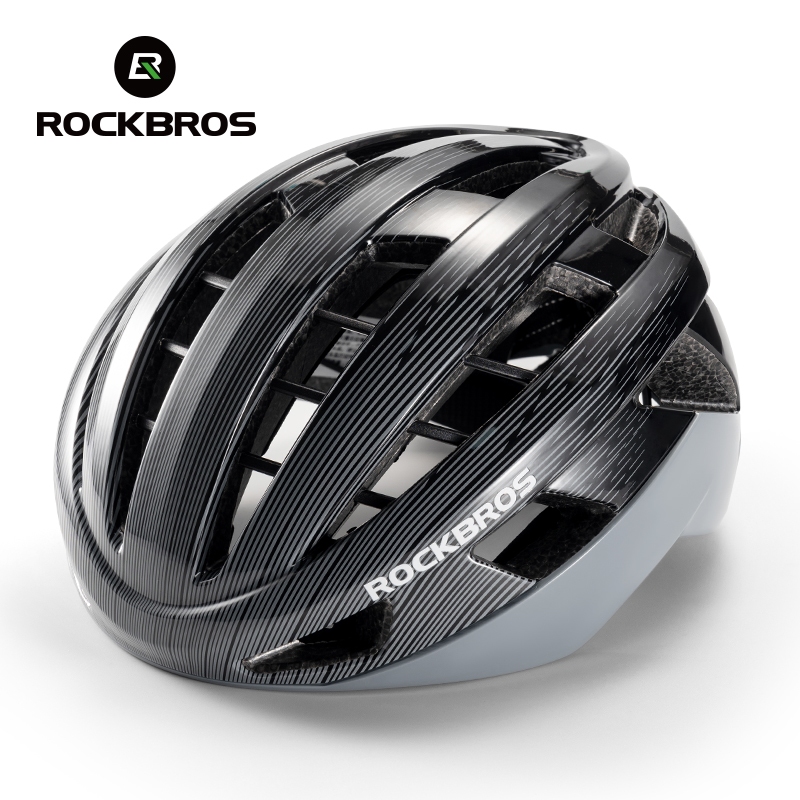 【TH Delivery】ROCKBROS หมวกกันน็อคขี่จักรยานลมทําลายจักรยานเสือภูเขาจักรยานเสือภูเขาหมวกกันน็อคนิรภัยแบบบูรณาการ M 54-58 ซม.L 58-62 ซม.