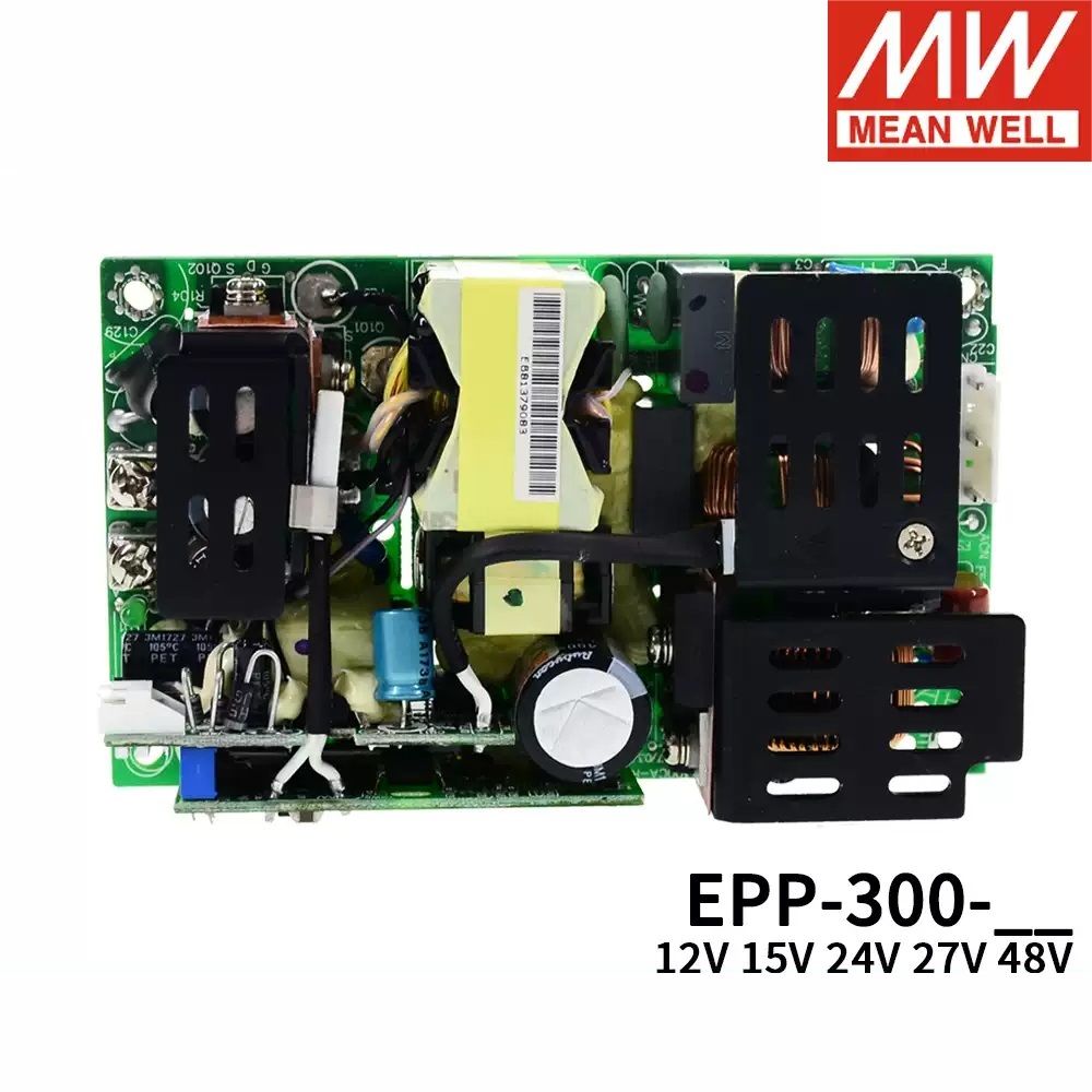 Original MEAN WELL PFC บอร์ดเปลือย switching power supply EPP-300-12/15/24/27/48V ประสิทธิภาพสูง ประ