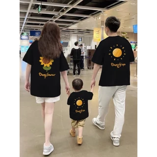 NASA ชุดครอบครัว 2025 ใหม่ เสื้อคู่แม่ลูก เสื้อยืดแขนสั้น เสื้อเด็ก เนื้อผ้าสบาย เบาเย็น สไตล์เกาหลี