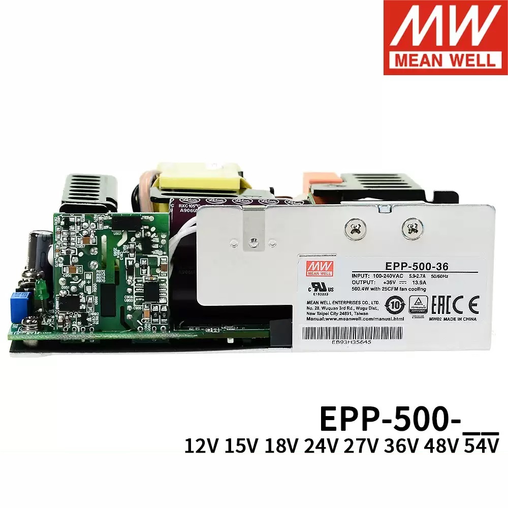 Original MEAN WELL PCB บอร์ดเปล่า switching power supply EPP-500-12/15/18/24/27/36/48/54V ที่มีประสิ