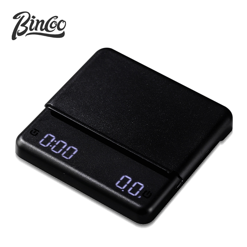 Bincoo Coffee Electronic Scale Mini Coffee Bean เครื่องชั่งน้ําหนักอัจฉริยะผงอัตราส่วนน้ํา Timed Cof