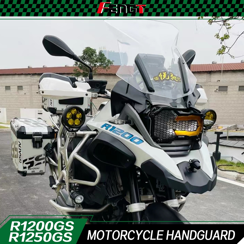 สําหรับ BMW R1250GS R1200GS LC ADV รถจักรยานยนต์ R 1250GS Hand Guards Lever Protector Handlebar ใหม่อลูมิเนียม Handguard Wind Shield Guard ราคา ถูกที่สุด ดีลบีเคเค แกลเลอรีภาพที่ 7