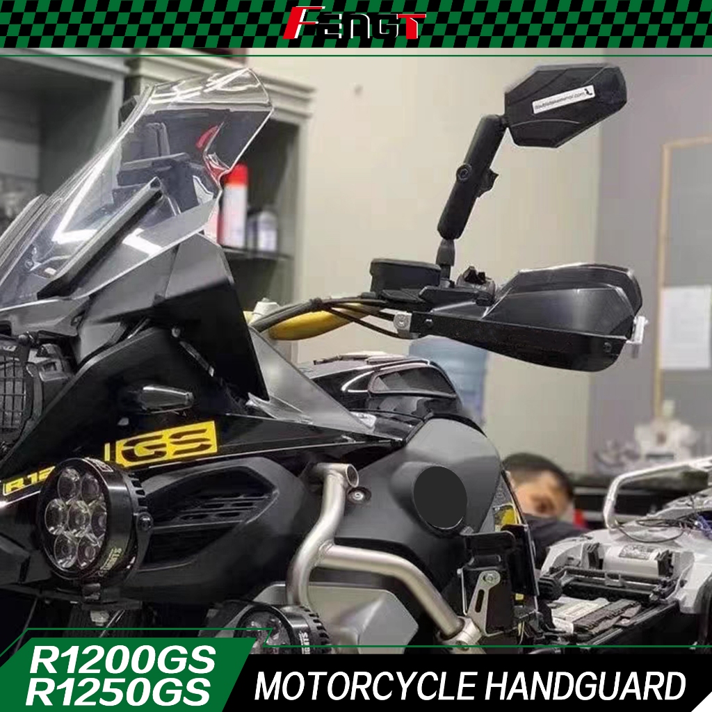 สําหรับ BMW R1250GS R1200GS LC ADV รถจักรยานยนต์ R 1250GS Hand Guards Lever Protector Handlebar ใหม่อลูมิเนียม Handguard Wind Shield Guard ราคา ถูกที่สุด ดีลบีเคเค แกลเลอรีภาพที่ 9