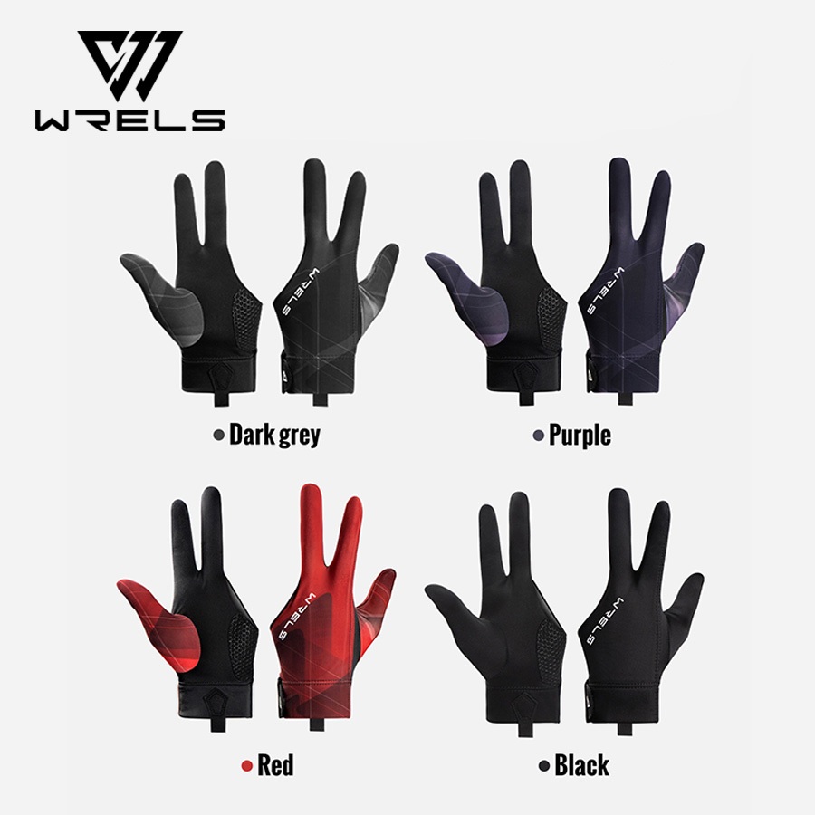 ถุงมือบิลเลียดระบายอากาศได้ดี ออกแบบสำหรับการฝึกหัด สวมใส่ง่ายทั้งมือขวาและมือ.LEFT