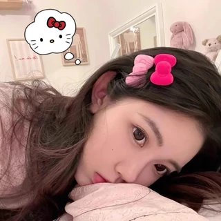 ใหม่น่ารักสีแดงโบว์กิ๊บสาวหวานหัวใจทุกการแข่งขันกิ๊บเครื่องประดับผม