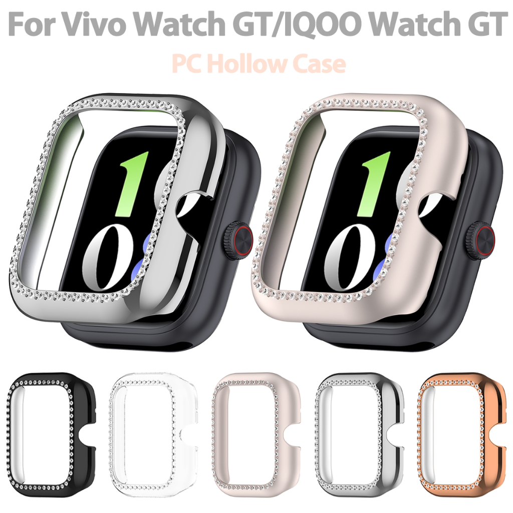 สําหรับ Vivo Watch GT เคสกันชนฝาครอบเปลือกป้องกันสมาร์ทวอท์ชสําหรับ IQOO Watch GT Hollow กรอบกันชนกรณี