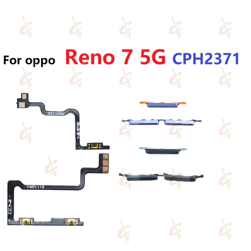 เปิดสวิตช์ปรับระดับเสียงปุ่ม flex สําหรับ OPPO Reno 7 5G CPH2371
