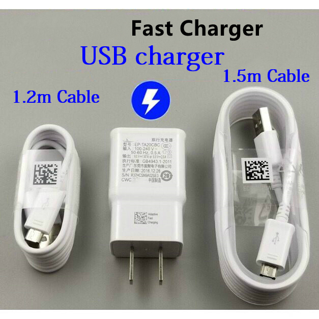 15W Fast Charger 1.2 M/1.5 M Micro USB สาย android สําหรับ Samsung S6 S7 edge Note4 Note5 J2 J4 Plus
