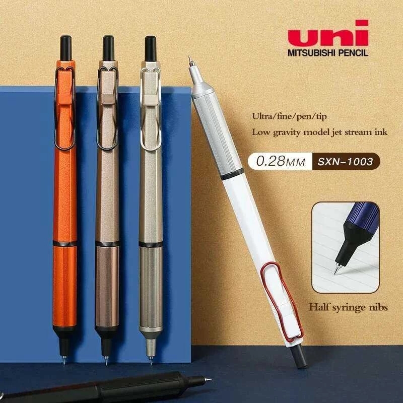 1 ชิ้น UNI SXN-1003 JETREAM EDGE ปากกาลูกลื่น 0.28 มม.Uniball Extra Fine Tip ปากกา ราคา ถูกที่สุด ดีลบีเคเค แกลเลอรีภาพที่ 8