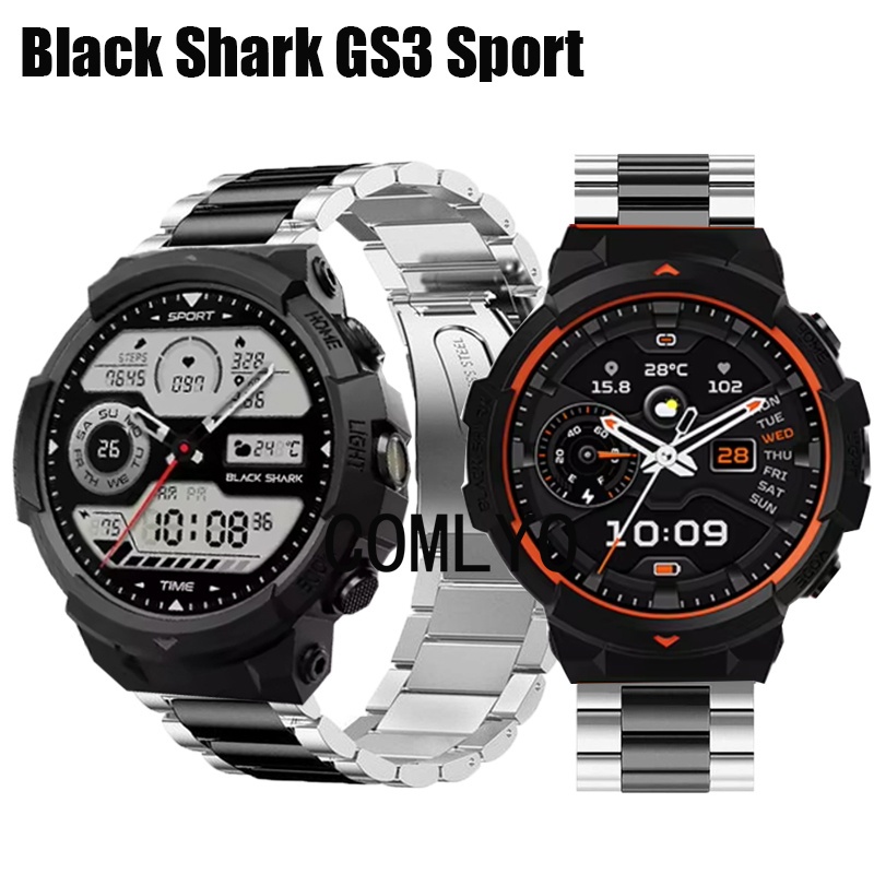 สําหรับ Black Shark GS3 / GS3 Sport Smart Watch Strap สแตนเลสโลหะผู้ชายนาฬิกา Band
